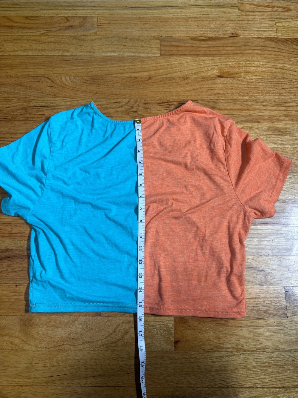 SHEIN Orange and Blue Fringe Bike Shorts Set - Picture 7 of 7
